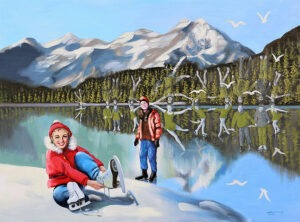 ILL-M-451-ICE-SKATERS-36X48